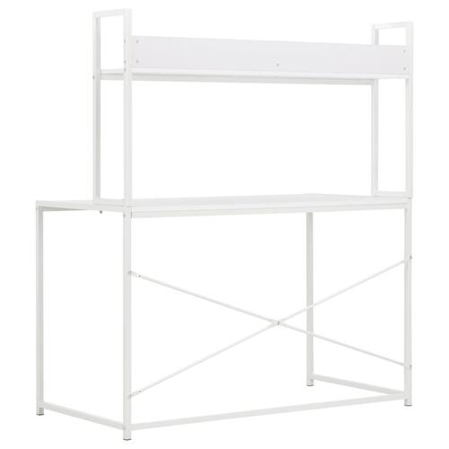Computerbord 120 x 60 x 138 cm hvid