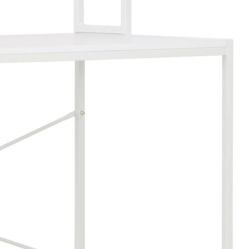 Computerbord 120 x 60 x 138 cm hvid