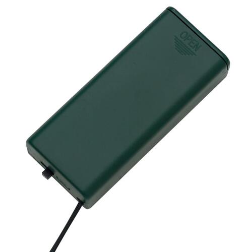 Julekrans med 20 LED'er 45 cm grøn