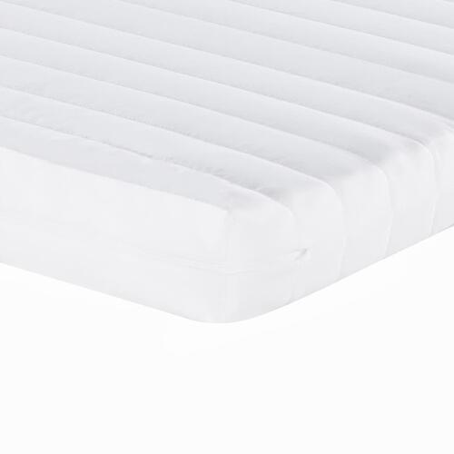 Daybed med udtræk og madras 100x200 cm stof mørkegrå