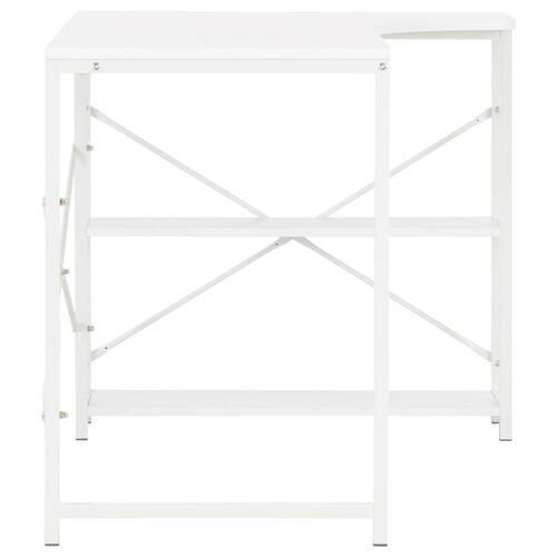 Computerbord 120x72x70 cm hvid
