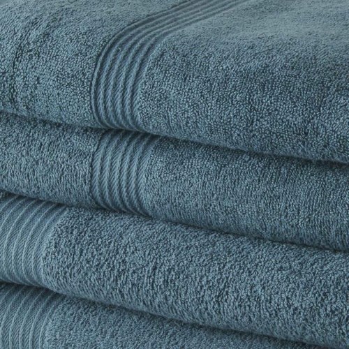 TODAY håndklædesæt 4 stk - Azul Océano (turkisblå)