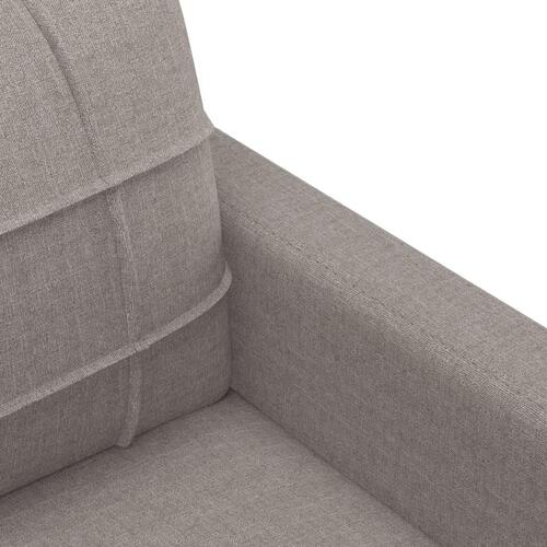 Sofasæt 4 dele med hynder stof gråbrun
