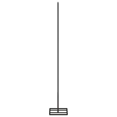 Dekorativt juletræ 125 cm metal sort