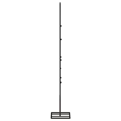Dekorativt juletræ 60 cm metal sort