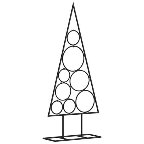 Dekorativt juletræ 60 cm metal sort