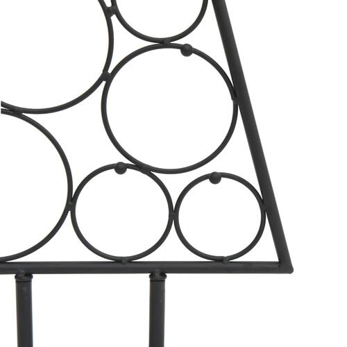 Dekorativt juletræ 60 cm metal sort