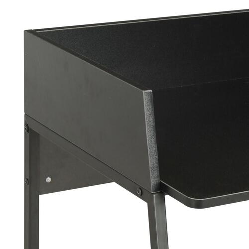 Skrivebord 90x60x88 cm sort