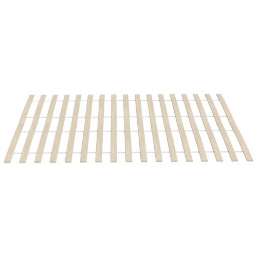 Sengelameller 2 stk. - 34 lameller 100×200 cm, massivt poppeltræ