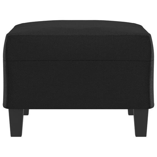 Fodskammel 70x55x41 cm kunstlæder sort