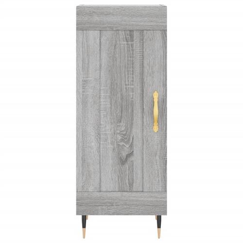 Højskab 34,5x34x180 cm konstrueret træ grå sonoma-eg