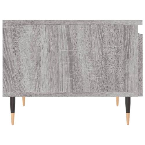 Sofaborde 2 stk. 50x46x35 cm konstrueret træ grå sonoma-eg