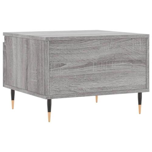 Sofaborde 2 stk. 50x46x35 cm konstrueret træ grå sonoma-eg