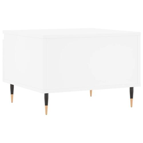 Sofaborde 2 stk. 50x46x35 cm konstrueret træ hvid