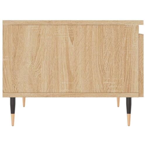 Sofaborde 2 stk. 50x46x35 cm konstrueret træ sonoma-eg