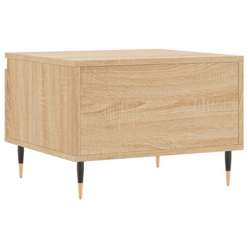 Sofaborde 2 stk. 50x46x35 cm konstrueret træ sonoma-eg