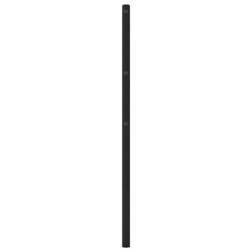 Sengegavl 75 cm metal sort