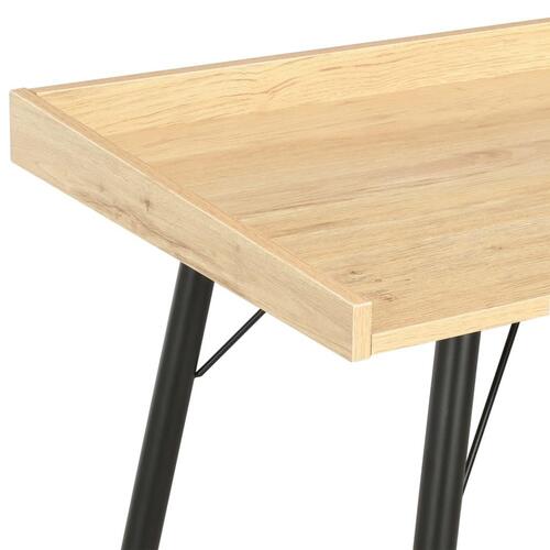 Skrivebord 90x50x79 cm egetræsfarve