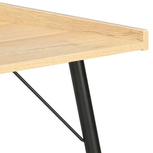 Skrivebord 90x50x79 cm egetræsfarve