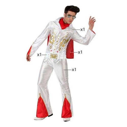 Kostume til voksne Th3 Party Hvid (4 Dele) XL