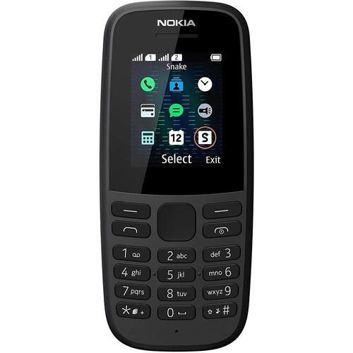 Mobiltelefon Nokia 105 2019 1,77" 2 GB Sort