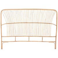 Sengegavl Home ESPRIT Brun Natur Lys brun Bambus 160 x 3 x 115 cm
