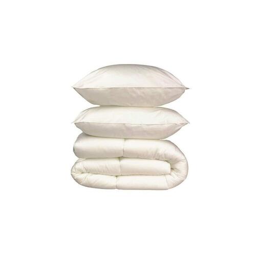Sengetøj 220 x 240 cm Hvid 400 g /m²