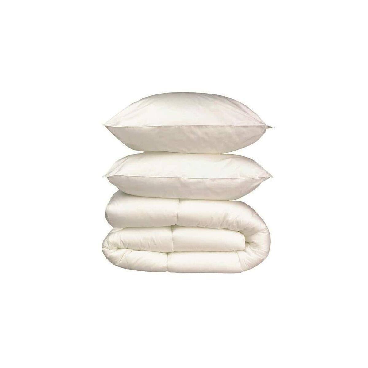 Sengetøj 220 x 240 cm Hvid 400 g /m²