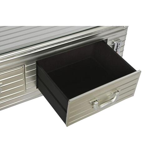 Sofabord Home ESPRIT Metal Krystal 100 x 52 x 46 cm