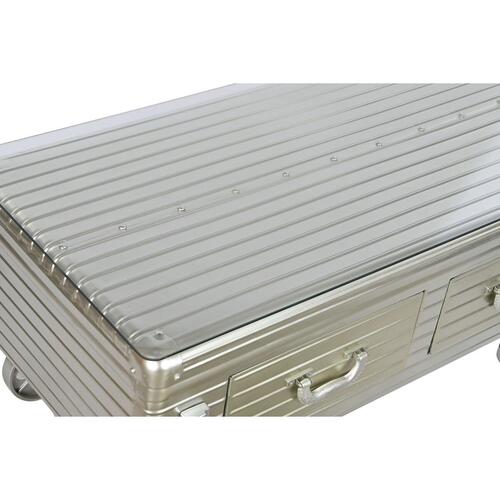 Sofabord Home ESPRIT Metal Krystal 100 x 52 x 46 cm
