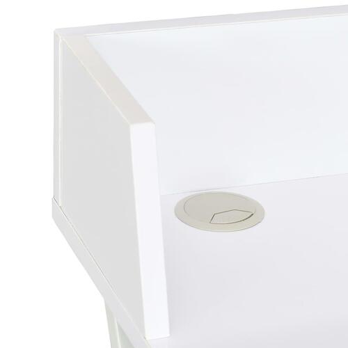 Skrivebord 80 x 50 x 84 cm hvid