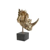 Dekorativ figur Home ESPRIT Sort Gylden 33 x 24 x 43,5 cm