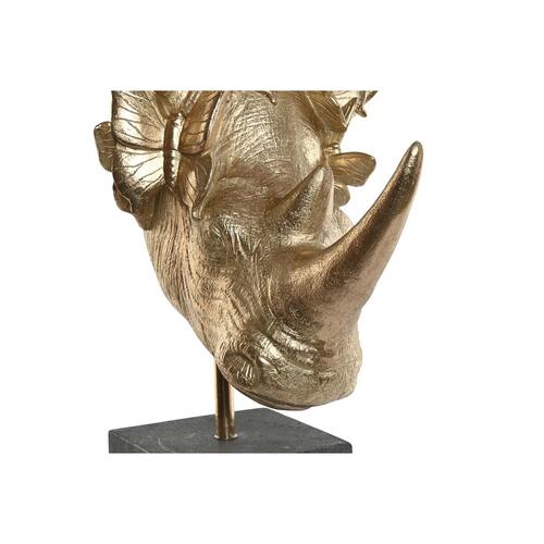 Dekorativ figur Home ESPRIT Sort Gylden 33 x 24 x 43,5 cm
