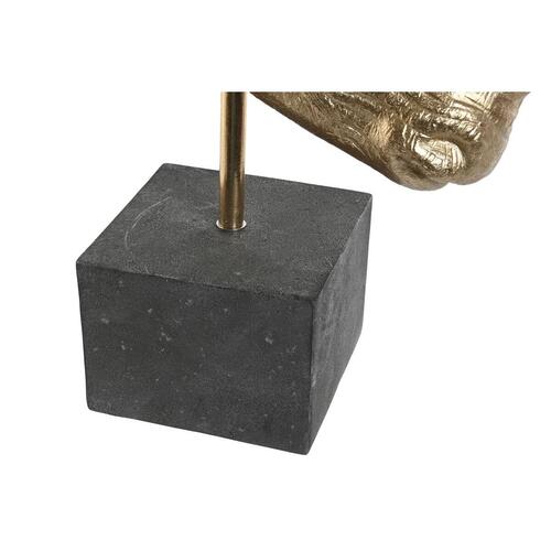 Dekorativ figur Home ESPRIT Sort Gylden 33 x 24 x 43,5 cm