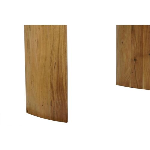 Console Home ESPRIT Hvid Brun Marmor Mangotræ 120 x 38 x 77 cm