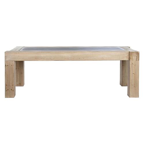Spisebord Home ESPRIT Natur Gran Træ MDF 220 x 90 x 76 cm