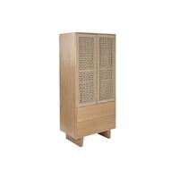 Skab Home ESPRIT Beige Natur 75 x 45 x 170 cm