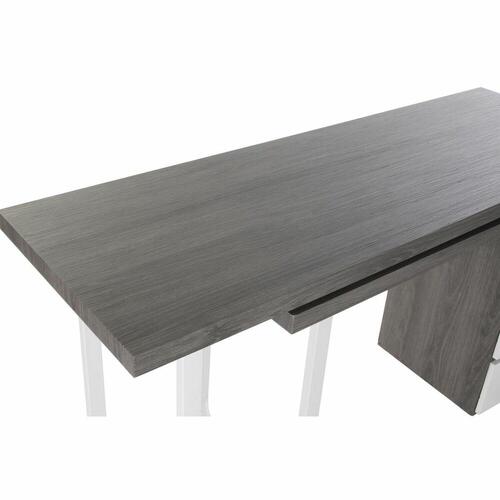 Skrivebord Natur Grå Metal MDF (150 x 120 x 75 cm)