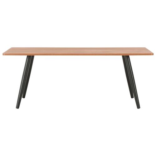 Sofabord 120 x 60 x 46 cm sort og brun