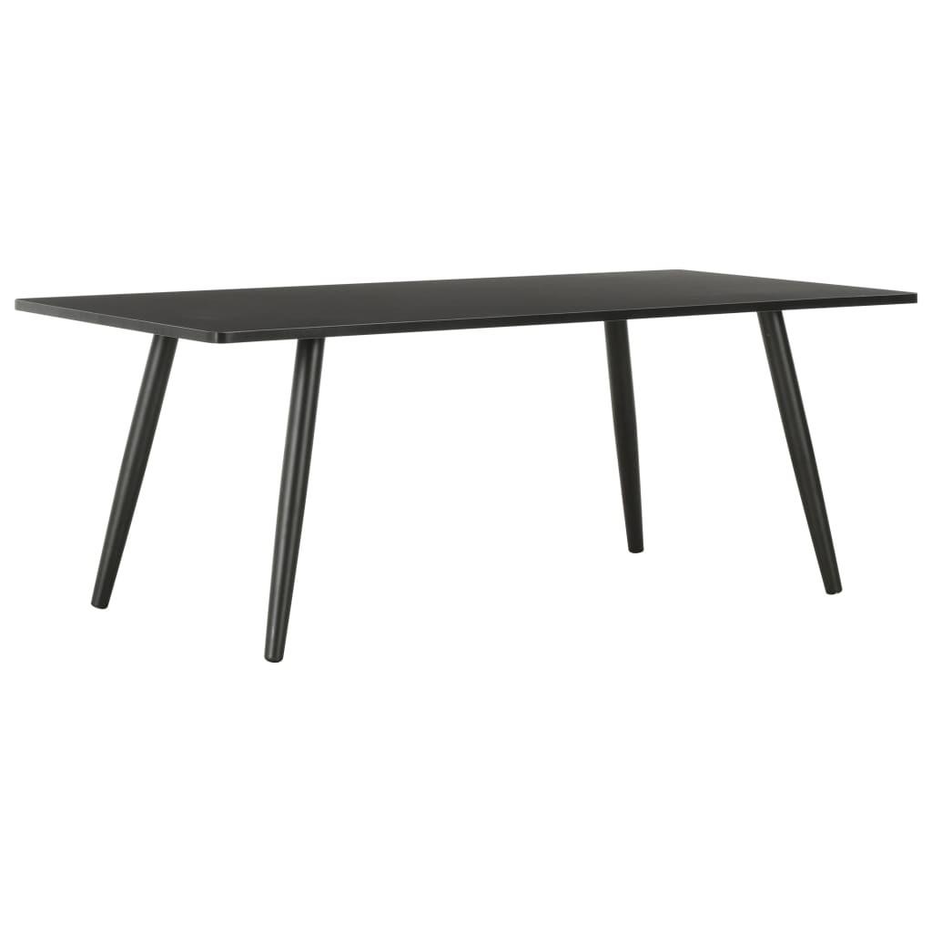 Sofabord 120 x 60 x 46 cm sort