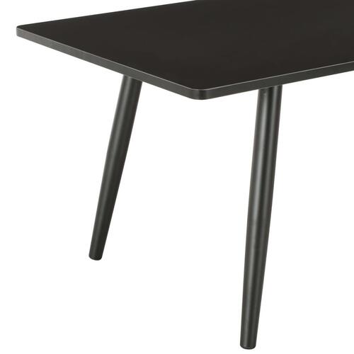 Sofabord 120 x 60 x 46 cm sort