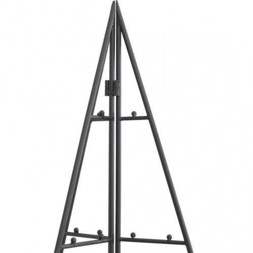 Juletræsstel i metal 100 cm - sort