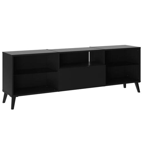 FMD tv-skab 153,5x31,7x52 cm sort