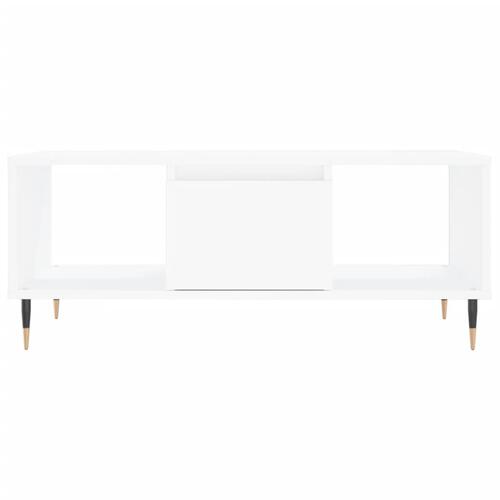 Sofabord 90x50x36,5 cm konstrueret træ hvid