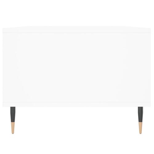 Sofabord 90x50x36,5 cm konstrueret træ hvid