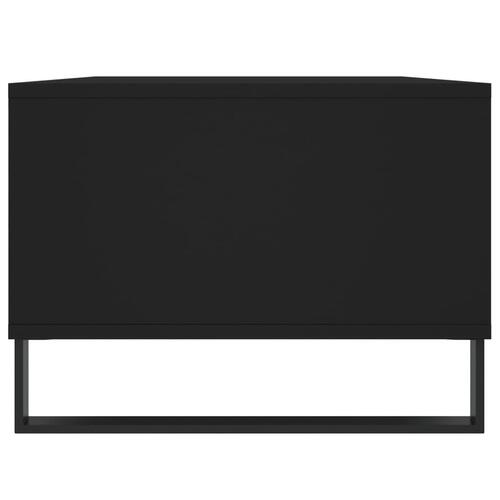 Sofabord 90x50x36,5 cm konstrueret træ sort