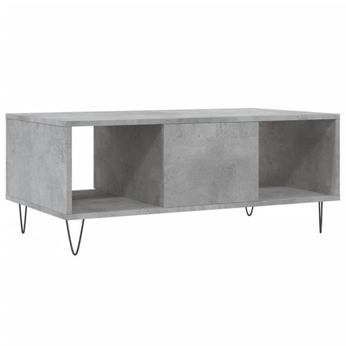 Sofabord 90x50x36,5 cm konstrueret træ betongrå