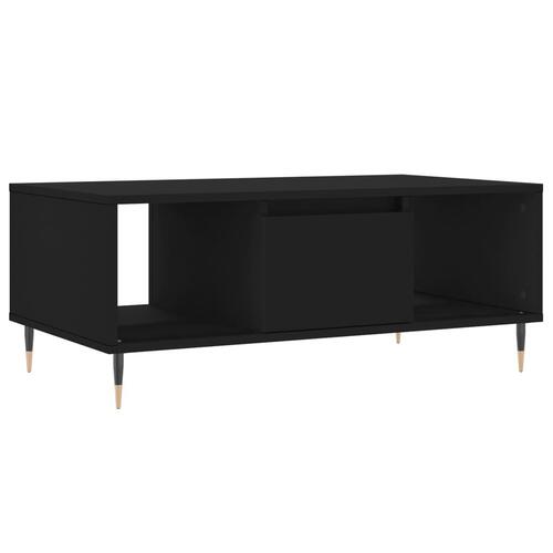 Sofabord 90x50x36,5 cm konstrueret træ sort