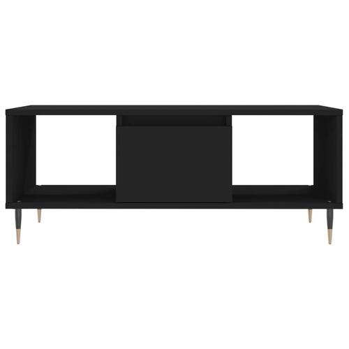 Sofabord 90x50x36,5 cm konstrueret træ sort