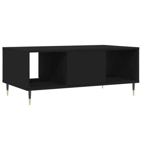 Sofabord 90x50x36,5 cm konstrueret træ sort